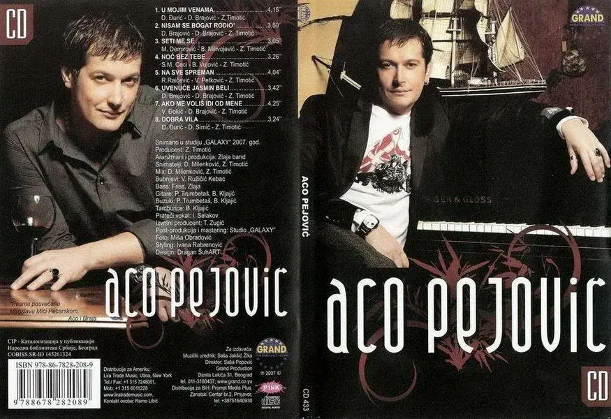 Aco Pejovic 2007 - U Mojim Venama - omot