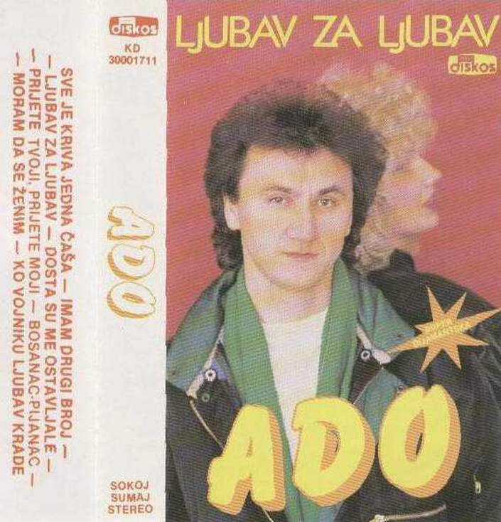 Ado Gegaj 1989 - Ljubav za ljubav - omot