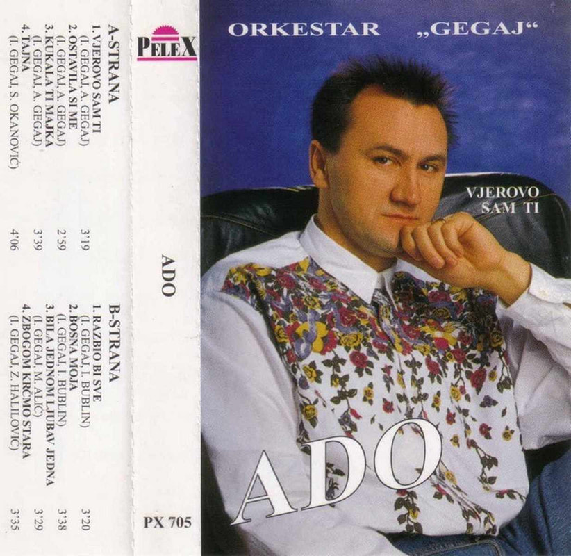 Ado Gegaj 1995 - Vjerovo sam ti - omot
