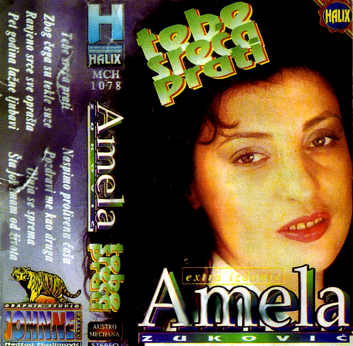 Amela Zukovic 1995 - Tebe sreca prati - omot