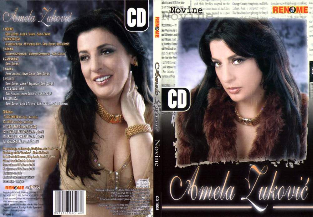Amela Zukovic 2006 - Novine - omot
