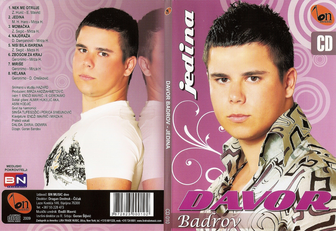 Davor Badrov 2009 - Jedina - omot