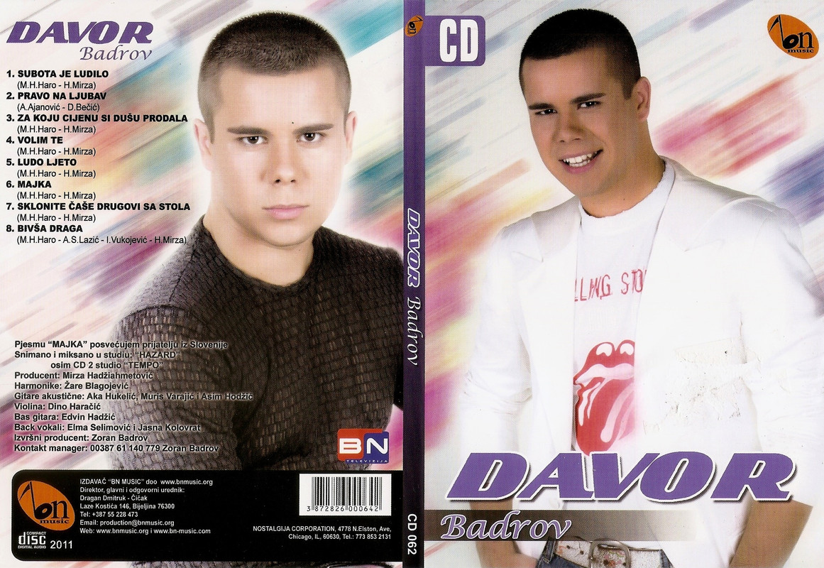 Davor Badrov 2011 - Subota je ludilo - omot