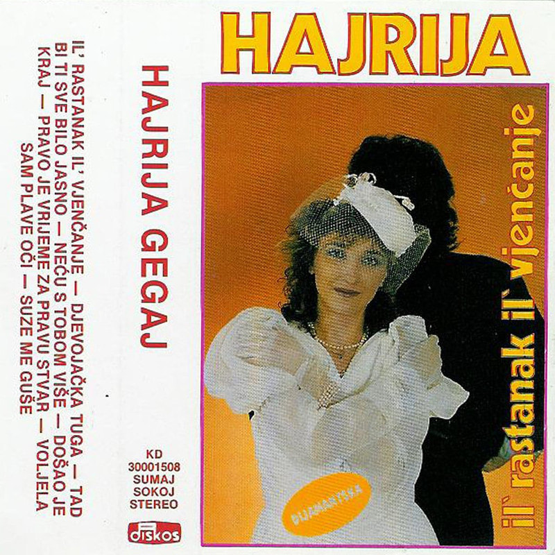 Hajrija Gegaj 1988 - Il rastanak il vencanje - omot