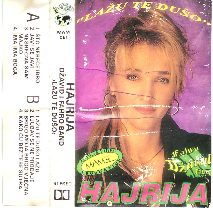 Hajrija Gegaj 1993 - Lazu te duso - omot