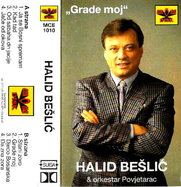 Halid Beslic 1993 - Grade moj - omot