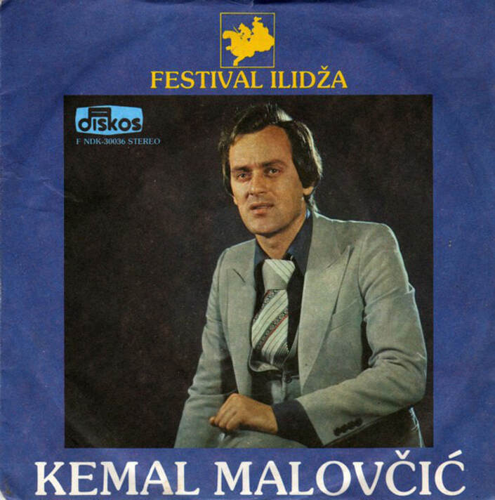 Kemal Malovcic 1980 - Hiljadu poljubaca saljem ti draga (Singl) - omot
