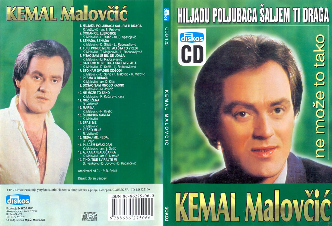 Kemal Malovcic 2006 - Hiljadu poljubaca saljem ti draga - omot