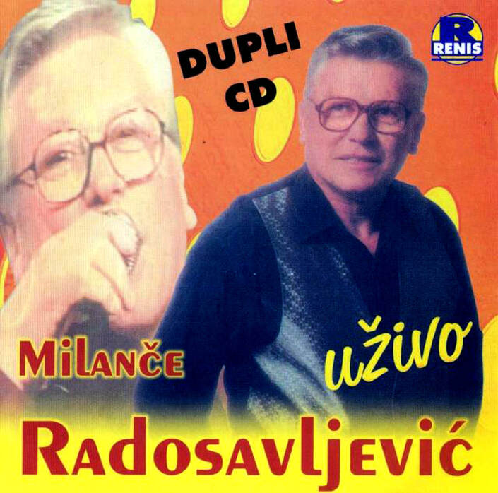 Milance Radosavljevic 2009 - Uzivo DUPLI CD - omot