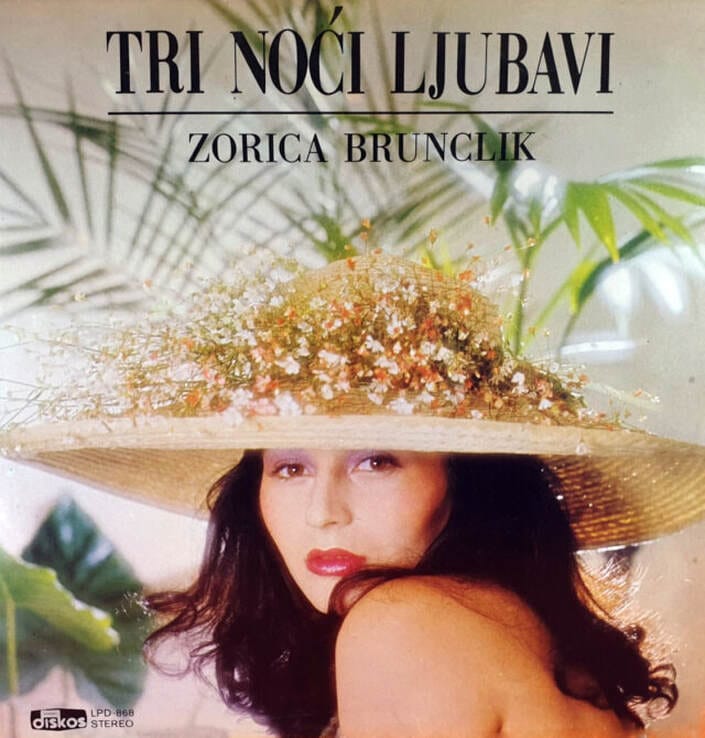 Omot albuma Zorica Brunclik – Tri noći ljubavi, 1979