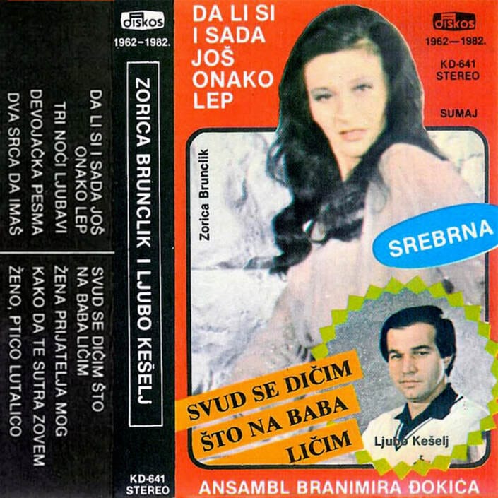 Omot singla Zorica Brunclik – Da li si i sada još onako lep (Svud se dičim što na baba ličim), 1982