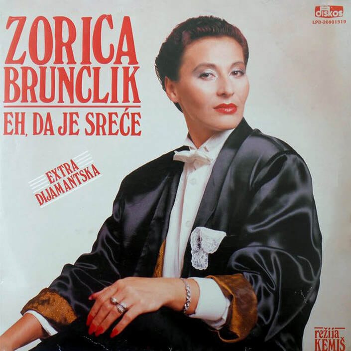 Omot albuma Zorica Brunclik – Eh, da je sreće, 1989