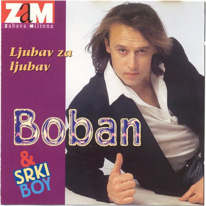 Omot albuma Boban Zdravković – Ljubav za ljubav, 1996