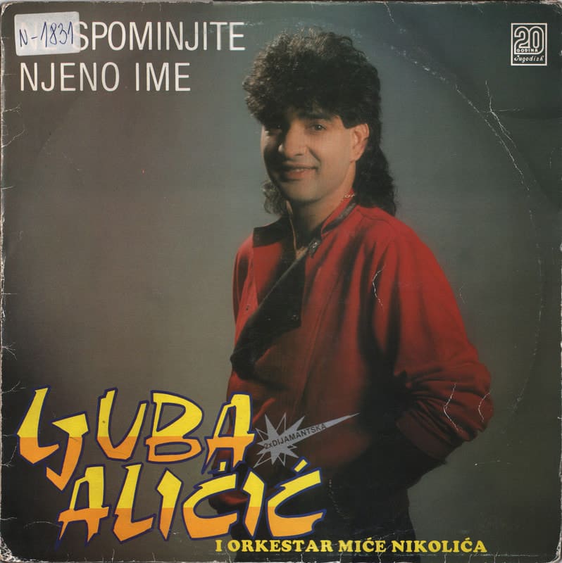 Omot albuma Ljuba Aličić – Ne spominjite njeno ime, 1989