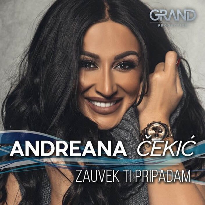 Omot singla: Andreana Čekić – Zauvek ti pripadam (2018)