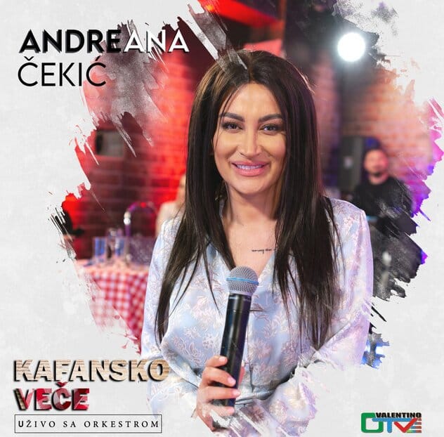 Omot albuma: Andreana Čekić – Kafansko veče (Uživo) (2021)