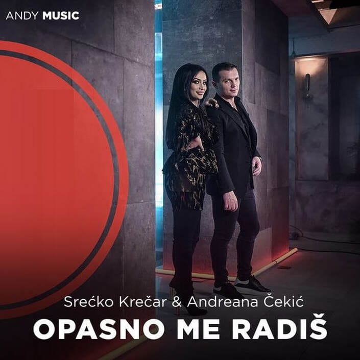 Omot singla: Andreana Čekić i Srećko Krečar – Opasno me radiš (2020)