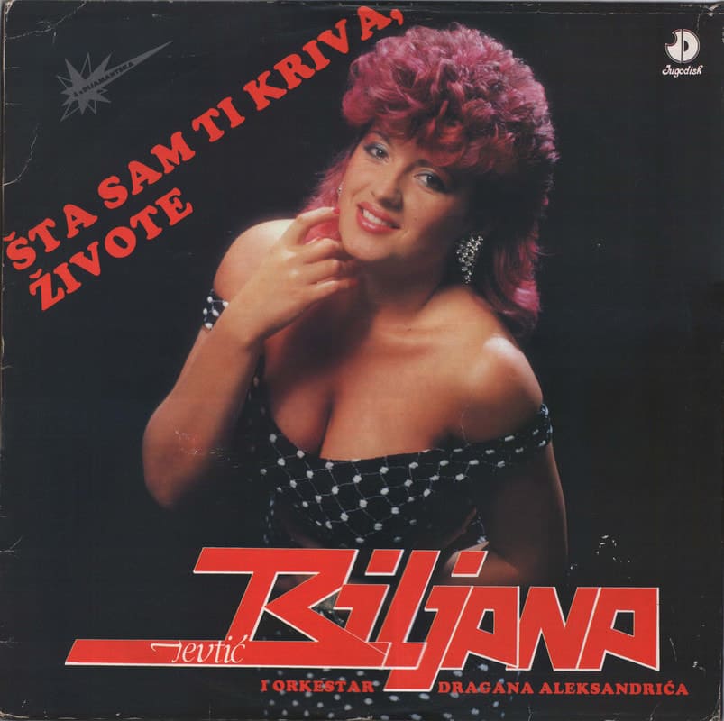 Omot albuma Biljana Jevtić – Šta sam ti kriva živote, 1987