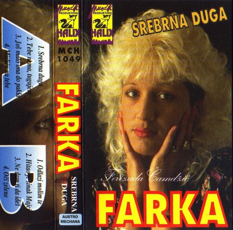 Omot albuma Farizada Čamdžić – Srebrna duga, 1994