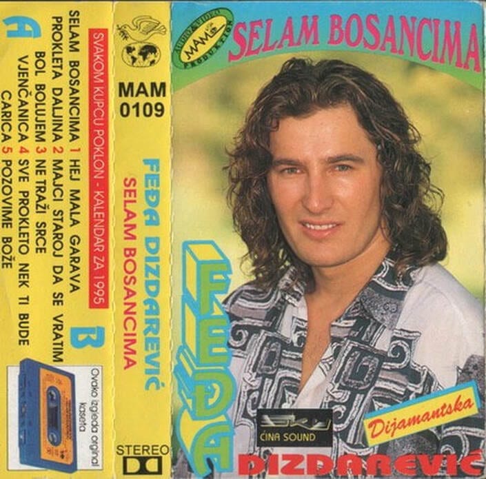 Omot albuma Fedja Dizdarevic – Selam Bosancima, 1993