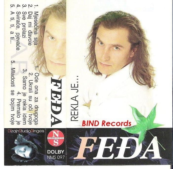 Omot albuma Fedja Dizdarevic – Rekla Je, 1997