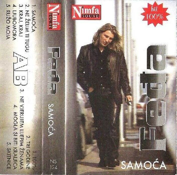 Omot albuma Fedja Dizdarevic – Samoca, 1998