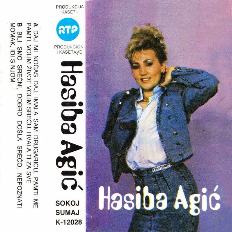 Omot albuma Hasiba Agic – Daj mi nocas, daj, 1991