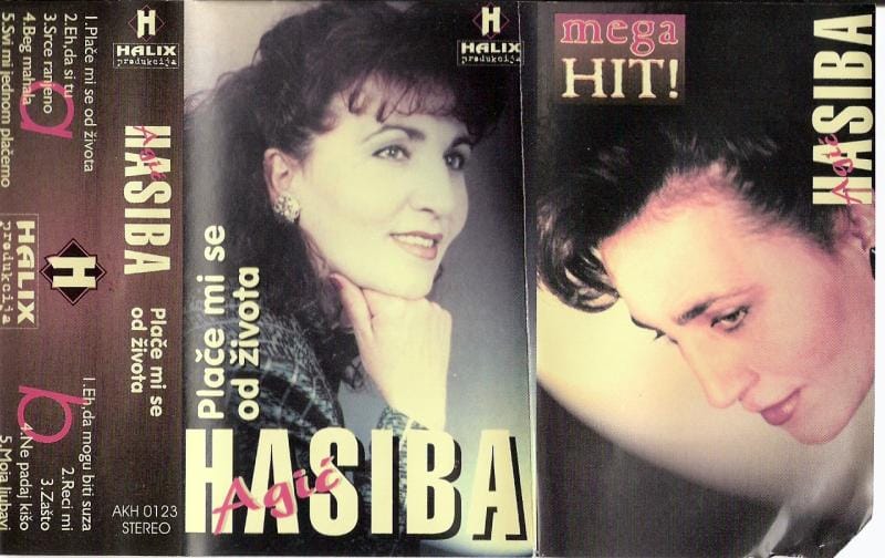Omot albuma Hasiba Agic – Place mi se od zivota, 1997