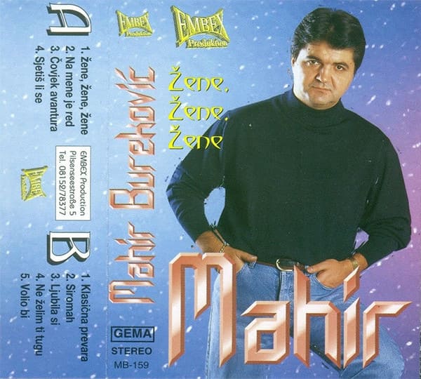 Omot albuma Mahir Bureković – Žene, žene, žene, 1998