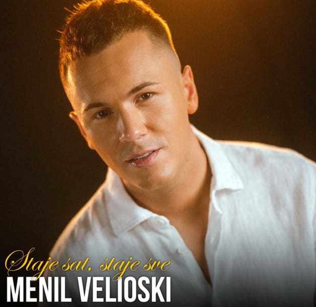 Menil Velioski 2024 - Staje sat staje sve - omot singla