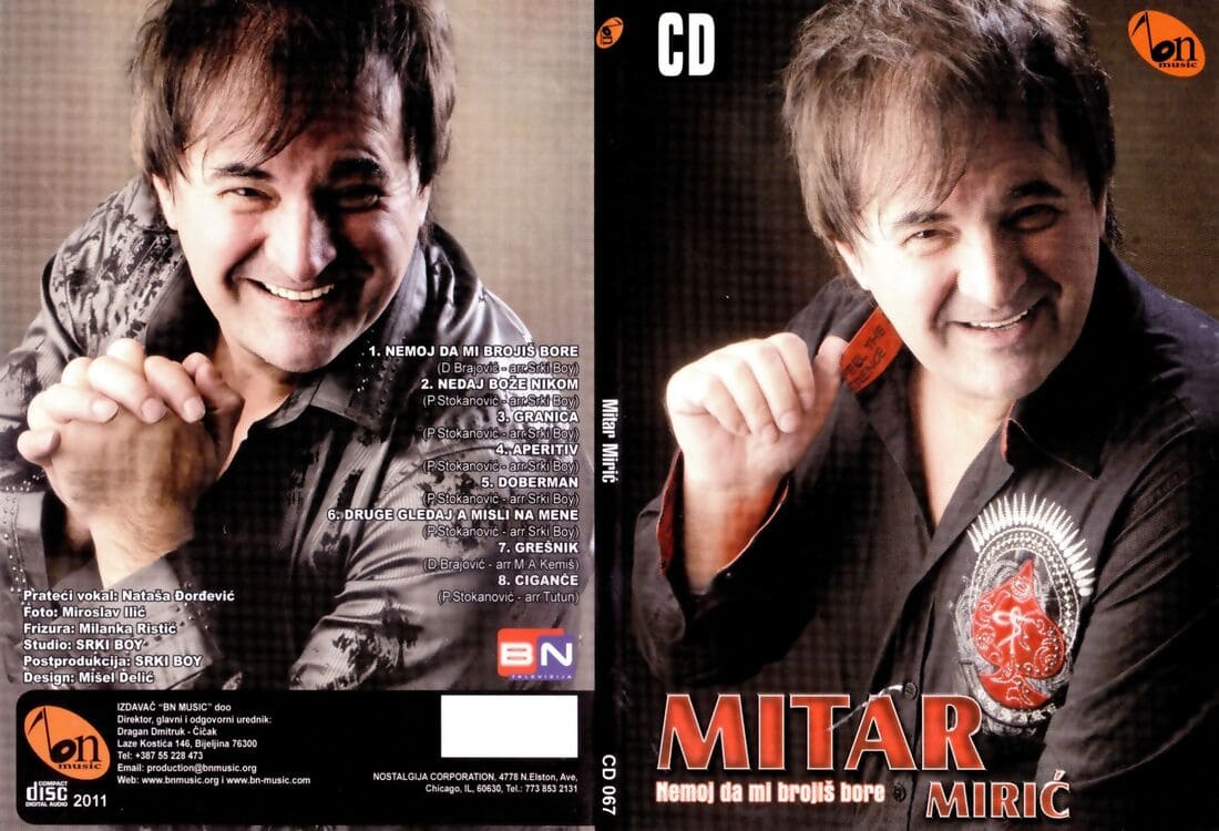 Omot albuma Mitar Mirić – Nemoj da mi brojiš bore, 2011