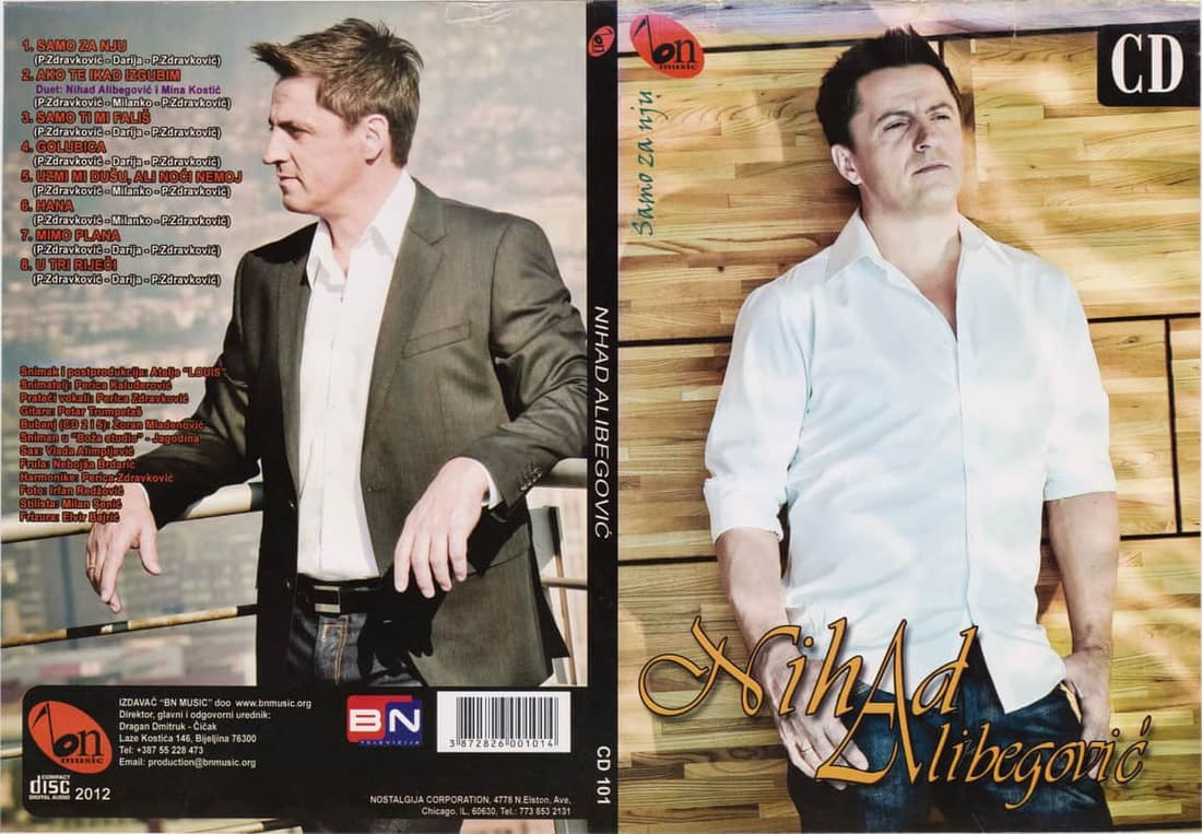 Omot albuma Nihad Alibegovic – Samo za nju, 2012