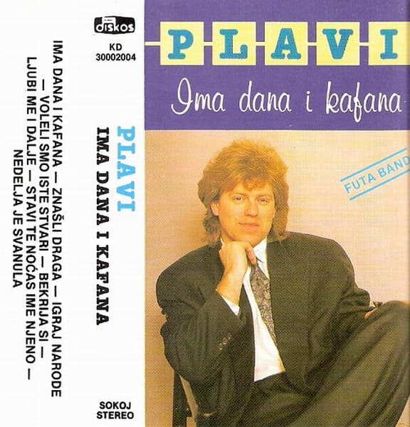 Omot albuma Esad Muharemović Plavi - Ima dana i kafana 1993