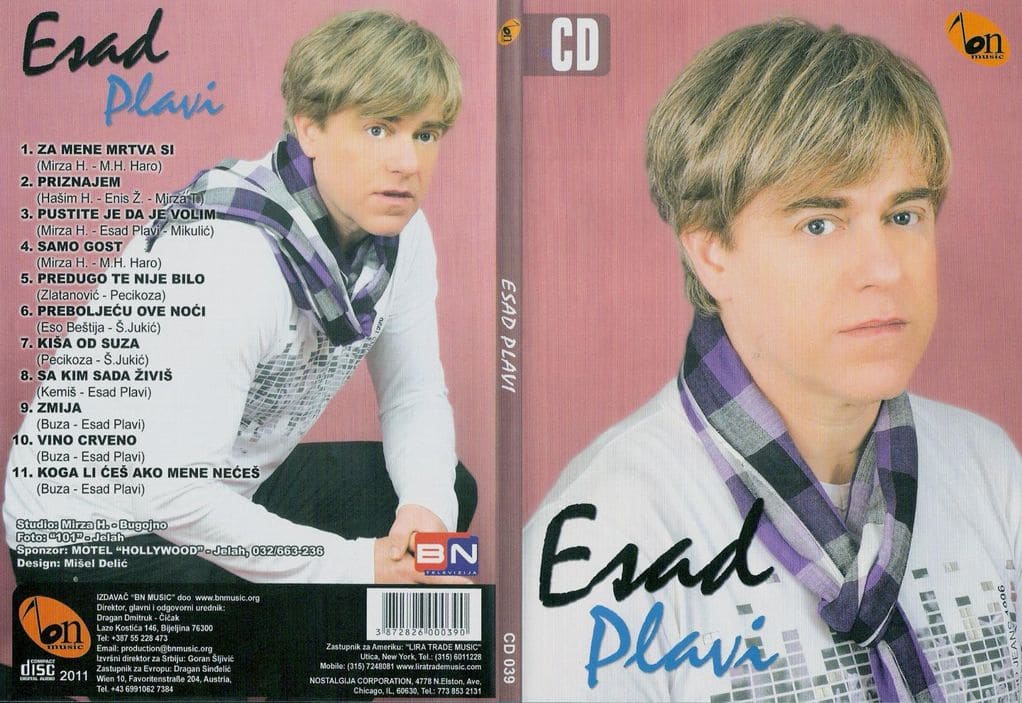 Omot albuma Esad Muharemović Plavi - Za mene mrtva si 2011