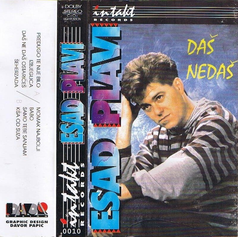Omot albuma Esad Muharemović Plavi - Daš nedaš 1994