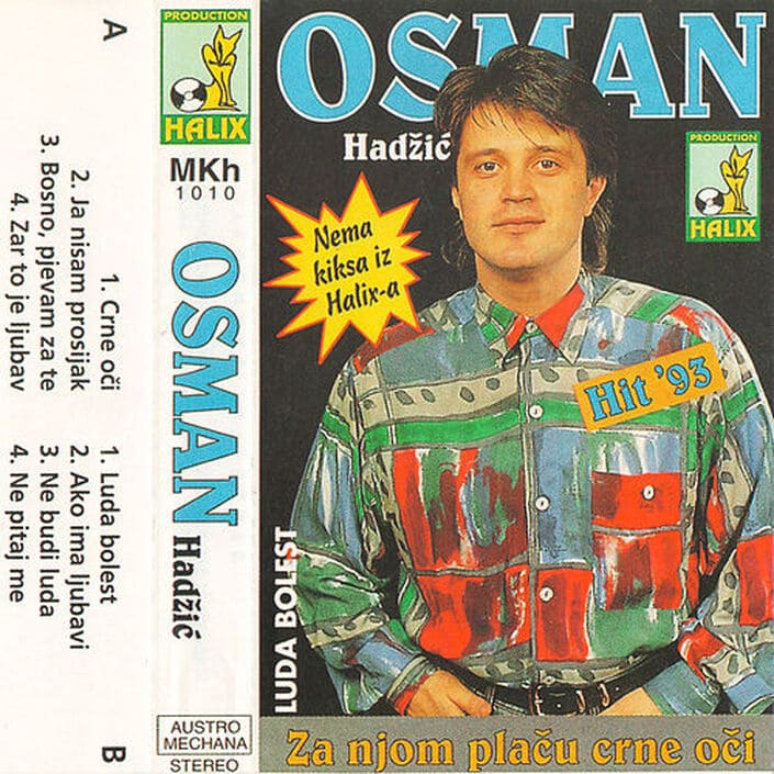 Omot albuma Osman Hadžić Za njom plaču crne oči 1993