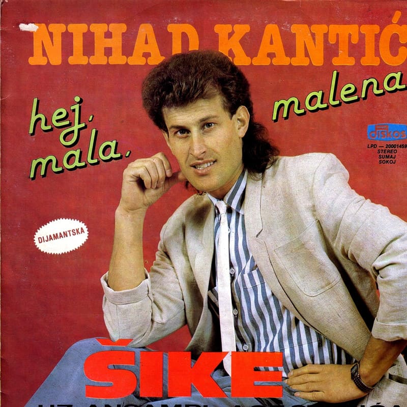 Omot albuma Nihad Kantić Šike – Hej mala malena (1989)