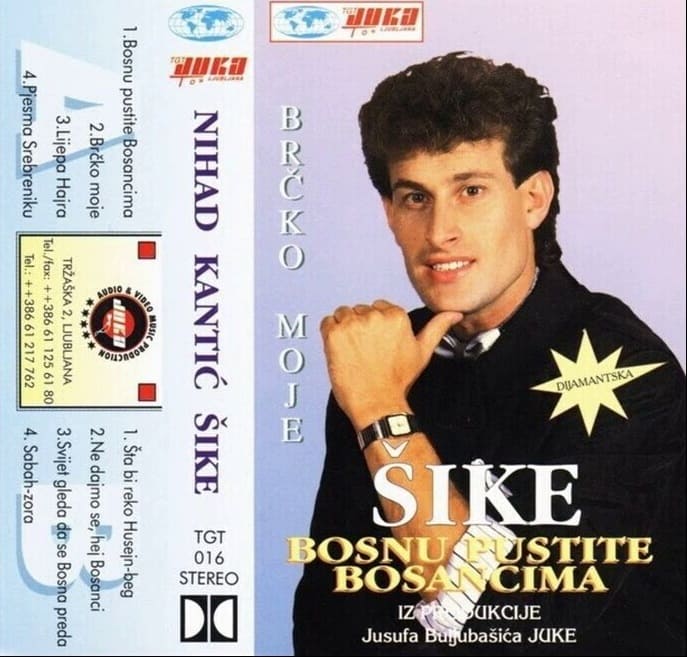Omot albuma Nihad Kantić Šike – Bosnu pustite Bosancima (1994)