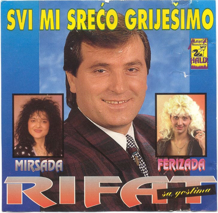 Omot Albuma Rifat Tepić 1994 - Svi mi srećo griješimo