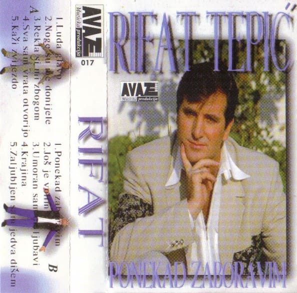 Omot Albuma Rifat Tepić 1997 - Ponekad zaboravim