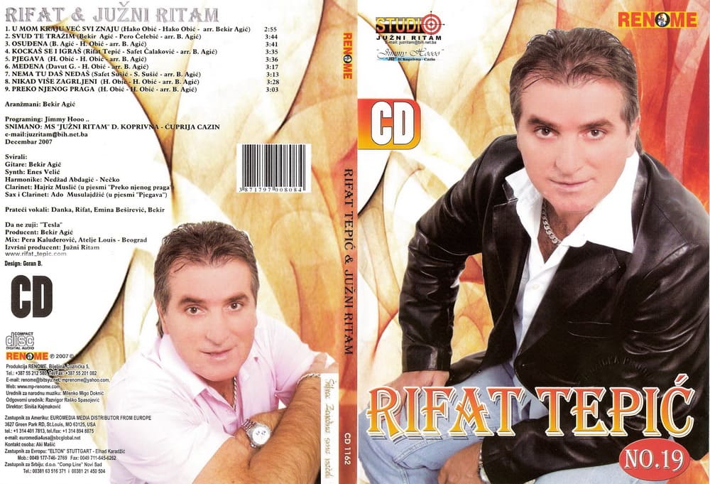 Omot Albuma Rifat Tepić 2007 - No.19
