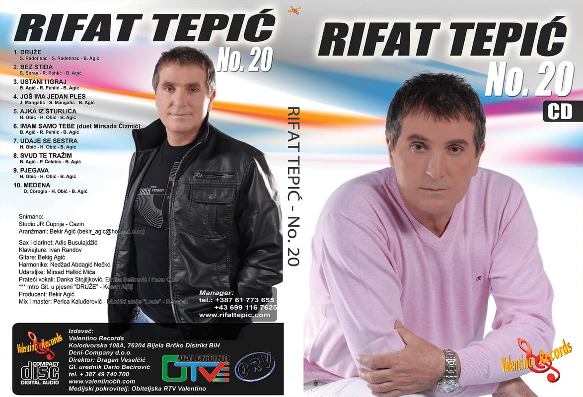Omot Albuma Rifat Tepić 2012 - No.20